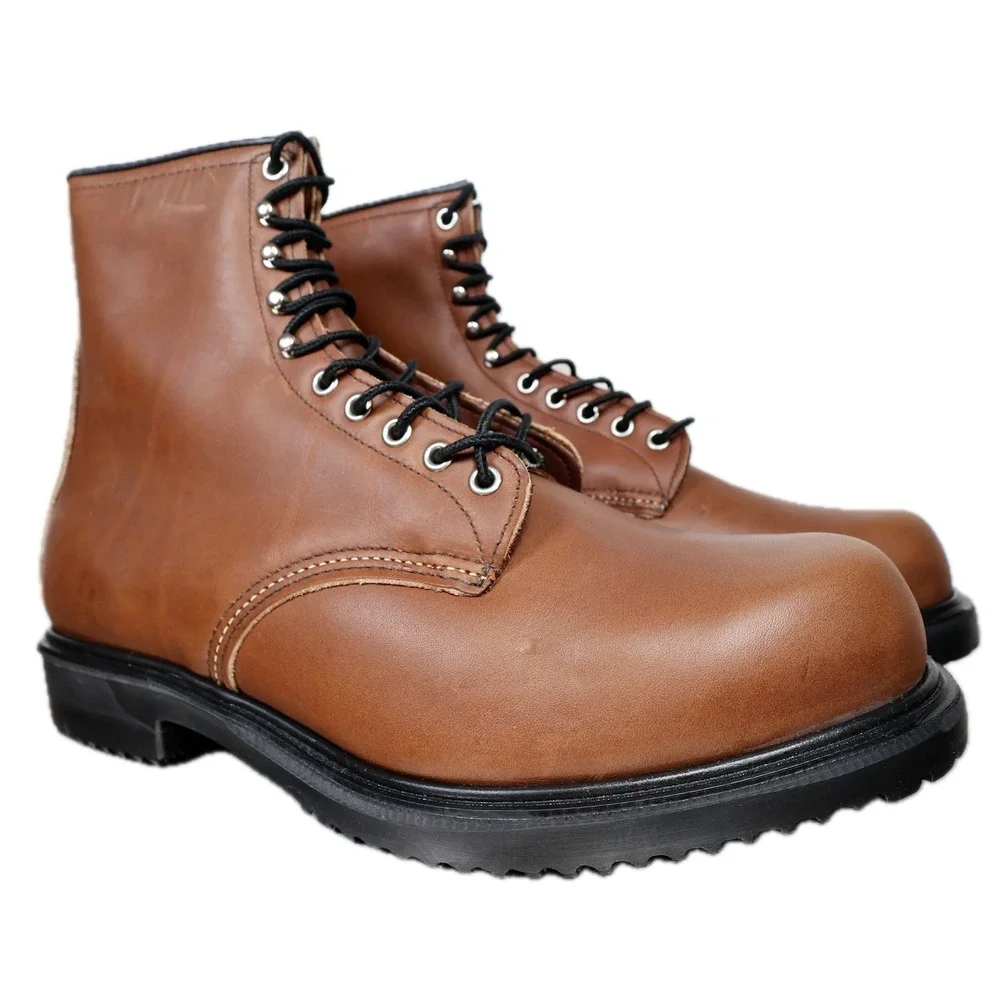 Red Wing Work Boots Mens 12 Brown Leather Insulated Lace Up Made In USA 1212